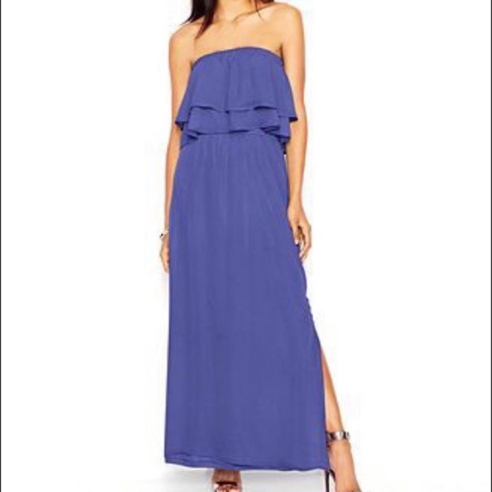 NWT Bar III chiffon maxi dress in Peach